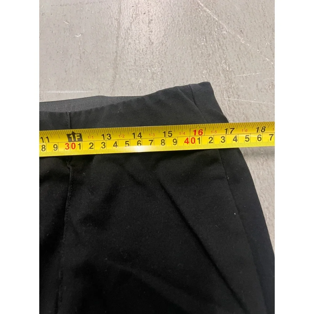 Soho Pants Womens XL Black Stretch Pintuck Straight Leg Trousers Business Office